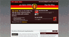 Desktop Screenshot of 40-jahre-ddr.de